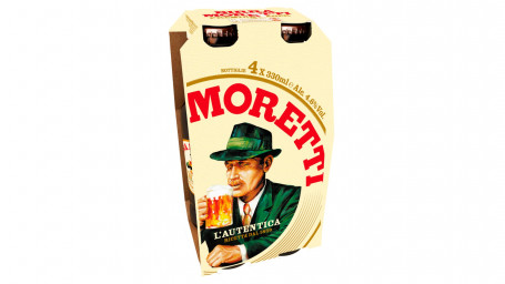 Birra Moretti Lagerbier, 4 X 330 Ml Flaschen