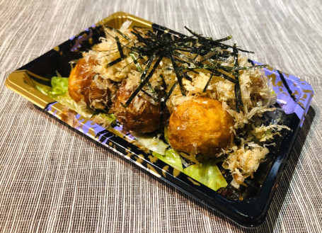 Bā Zhǎo Yú Wán （6Lì） Tokoyaki Octopus Balls (6Pcs)