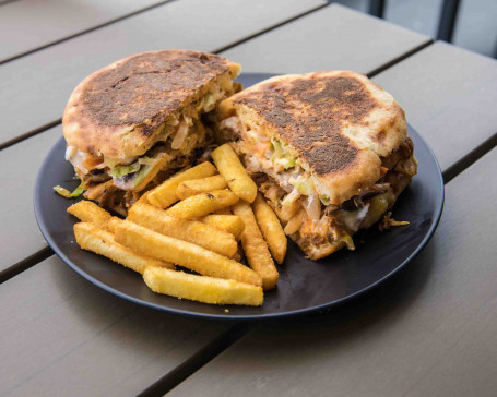 Mix Kebab In Oval Bread