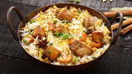 Machali Mugalai Biryani Fish ਮਛਾਲੀ ਮੁਗਾਲੈ ਬਿਰਾਨੀ