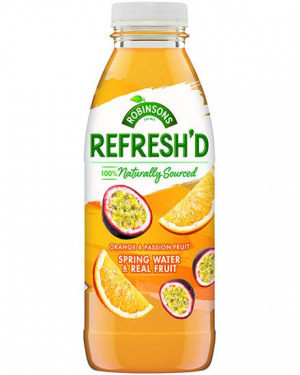 Robinsons Refresh rsquo;d Orange Passion Fruit 500ml