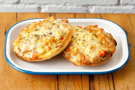 Tuna, Mayonnaise And Spring Onion Bagel