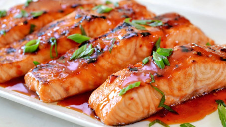 Sweet Chili Giazed Salmon