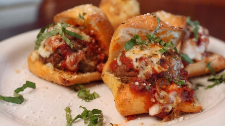 Meatball Sliders Add Fries