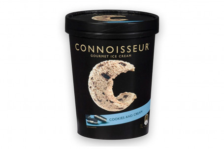 Connoisseur Cookies Cream Ice Cream 1L (11700Kj)