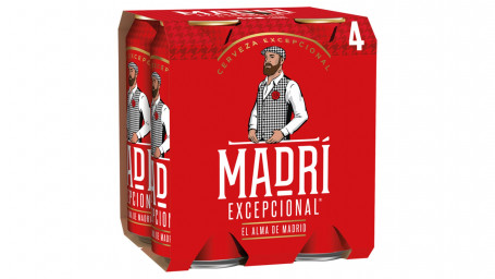 Madri Excepcional Lager 4 X 440 Ml