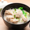 bì lǜ sù cài jiǎo miàn Vegetarian Dumpling Noodles