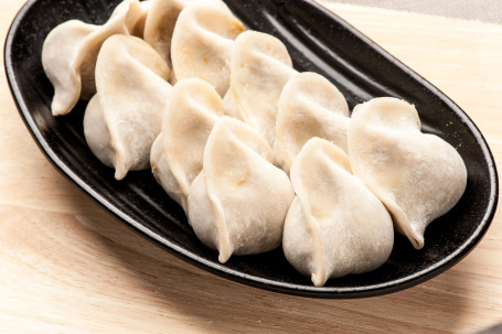 Shēng Mù Ěr Xiāng Gū Sù Cài Jiǎo Raw Fungus, Mushroom Vegetarian Dumplings 12 Jiàn Pcs