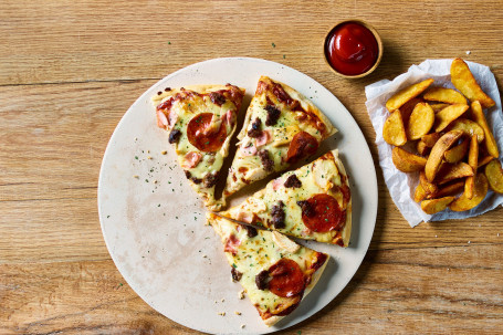 Half Pizza With Wedges