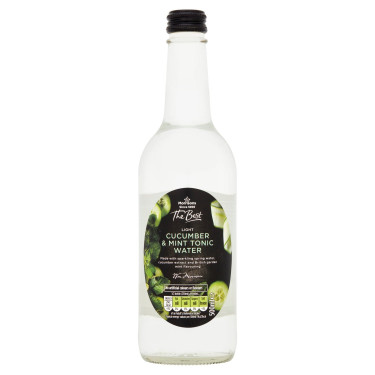 Morrisons The Best Low Calorie Cucumber Mint Tonic Water 500 Ml