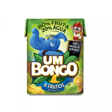 Ein Bongo mit 8 Früchten