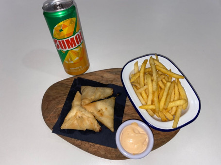 Goat Cheese Samosa Meal Deal