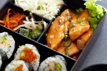 Teriyaki Salmon Sushi Box
