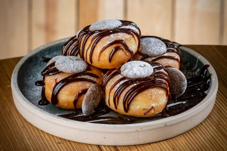 Warm Milk Chocolate Doughnuts