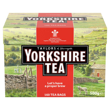 Yorkshire-Teebeutel, 160 Stück, 500 G