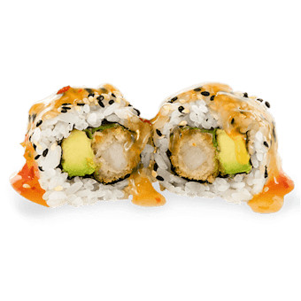 Crispy Ebi Roll Mit Spicy Mango Sauce (8 Stück)