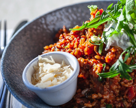 Slowly Braised Lamb Ragu Risotto