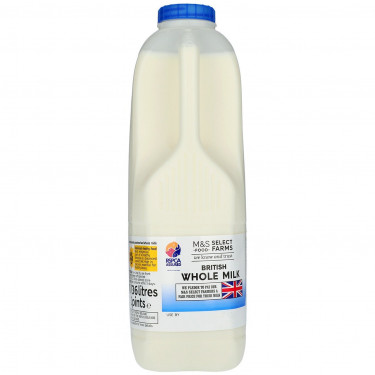 M S Food Britische Vollmilch 2 Pints