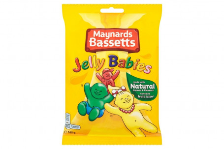 Maynards Bassetts Jelly Babies Süßigkeitenbeutel 165G