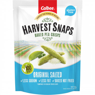 Harvest Snaps Baked Pea Crisps Original Salted 93G