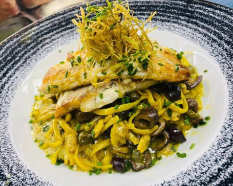 Sea Bass Lemon And Black Pepper Linguine