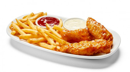 Knusprige Chicken Fingers Mit Soße