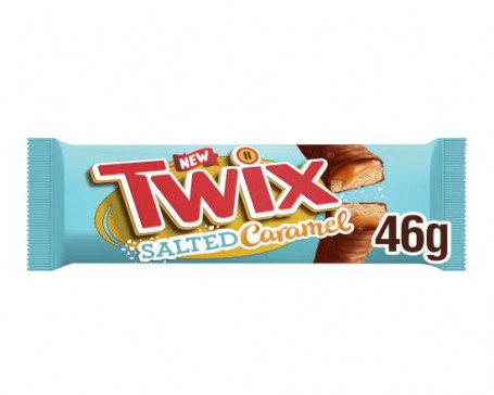 Twix Salted Caramel Chocolate Biscuit Twin Bars 46G