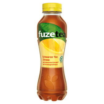 Fuze Tea Schwarzer Tee Zitrone 0,4L (Einweg)