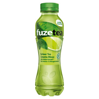 Fuze Tea Grüner Tee Limette Minze 0,4L (Einweg)