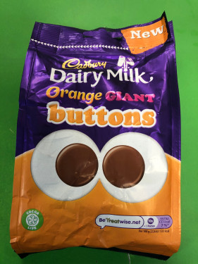 Cadbury Dairy Milk Orange Giant Buttons 110G