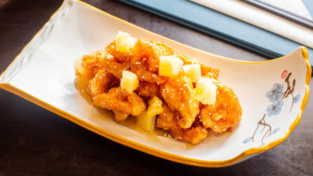 Honey Prawn With Pineapple