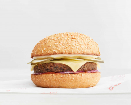 Fabelhafter Pilz-Cheeseburger