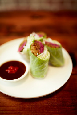 Free Range Pork Belly Rice Paper Rolls