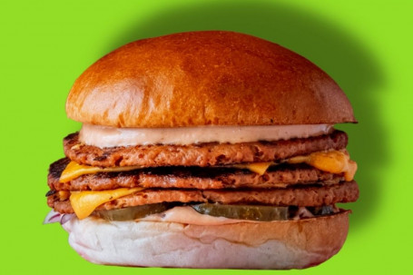 Vegan Double Cheezeburger