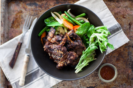 Garlic And Pepper Lamb Cutlets [3]