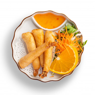 Spring Roll Prawn (Goong Hom Pla) (4Pcs)