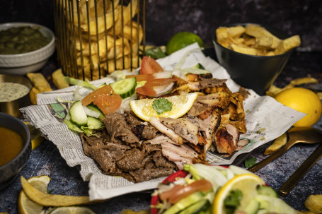 Kebab Meat And Salad