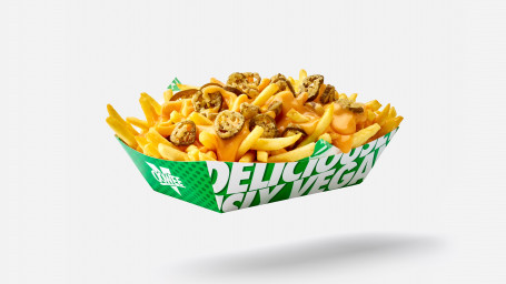 Jalapeno Cheese Fries. (Vegan)