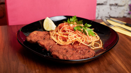 Cotoletta Di Pollo Alla Milanese Large Chicken Schnitzel