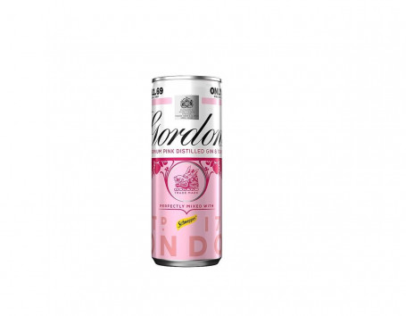 Gordon's Premium Pink Gin Tonic 250Ml Ready To Drink Pmp