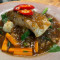 Steamed Barramundi On Top Of Steamed Vegetable With Chef Made Ginger Sauce