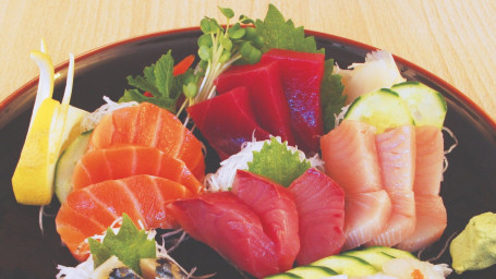 Deluxe Sashimi Set, Miso Soup Rice