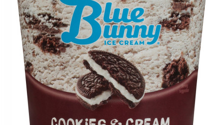 Blue Bunny Cookies And Cream Ice Cream, 16 Fl Oz