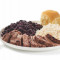Churrasco-Steak Mit Reis Und Bohnen