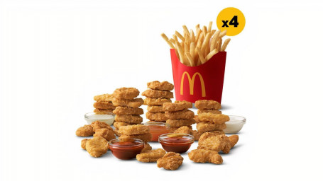 40 Stück Mcnugget Und 4 Mittelgroße Braten