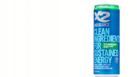 X2 Endurance Clean Energy Drink Erdbeer-Kiwi (100 Kalorien)