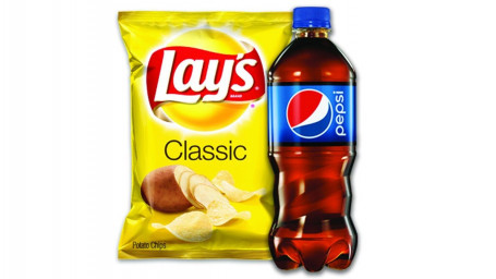 Combo-Up-Chips-Soda In Flaschen