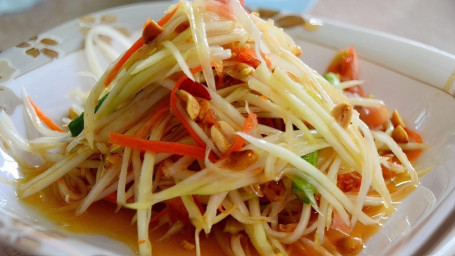 Papaya Salad (Contains Dried Shrimp) ส้มตำไทย