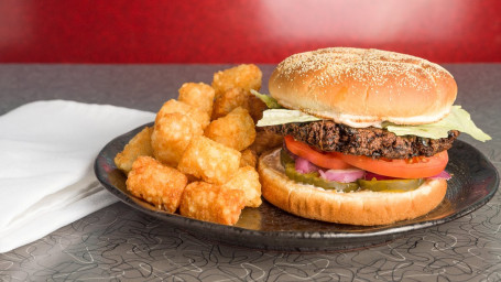 Rae’s Black Bean Veggie Burger