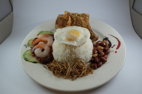 Nasi Lemak Special (Spicy) (R) +1 Coke